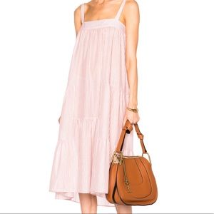 JENNI KAYNE: SLEEVELESS STRIPPED DRESS